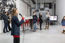 Abstrakcyjne Suwałki Kariny Sosnowskiej w Parku Naukowo-Technologicznym [zdjęcia]