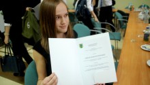 Stypendia Powiatu Suwalskiego dla najlepszych uczniów [zdjęcia]