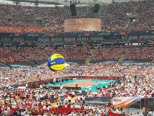 Trenerzy Ślepska na szkoleniu i meczu Polska – Serbia 