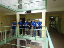 Wizyta siatkarzy Ślepska w areszcie