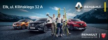 W ełckim salonie Renault Łukasik trwa wyprzedaż rocznika 2018 