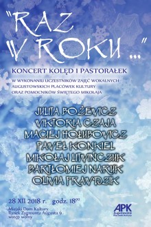 Raz w roku... Koncert kolęd i pastorałek w Augustowie