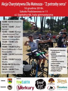 Z potrzeby serca. Koncert charytatywny na rzecz Mateusza