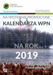 Promocja kalendarza Wigierskiego Parku Narodowego na 2019 rok
