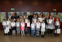 Jaka jest moja rodzina? Wystawa prac Przeglądu Dziecięcej Twórczości Plastycznej w SOK [zdjęcia]