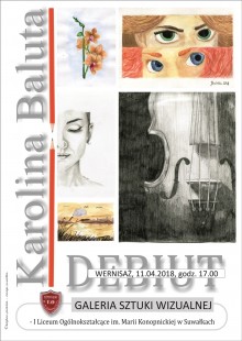 I Liceum Ogólnokształcące. Wystawa utalentowanej uczennicy