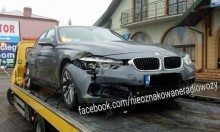 Szypliszki. Policjanci rozbili nowe bmw
