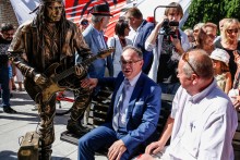 Święto bluesa w Suwałkach. Kolejna gwiazda i wyjątkowa ławeczka w bluesowej alei [foto]