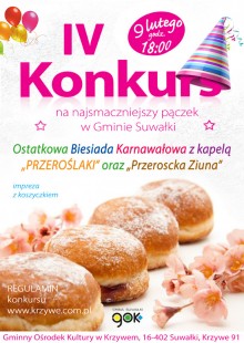 Gmina Suwałki. Biesiada i bal przebierańców w GOK Krzywe