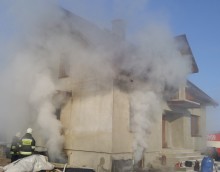 Gmina Szypliszki. Pożar domu jednorodzinnego w Pokomszach