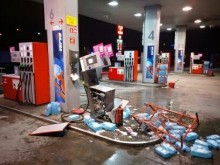 Wyciek gazu na stacji paliw przy ul. Wojska Polskiego