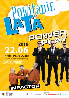 Powitanie lata z zespołami InFactor i Power Play!