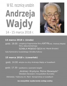 Dwa dni z Andrzejem Wajdą. SOK zaprasza