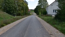 Gmina Szypliszki. Nowa droga asfaltowa w Dębowie