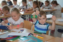 Reklama, pieniądze i druga twarz. Mali studenci po pierwszych zajęciach [zdjęcia]