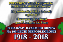Posadźmy razem 100 drzew. Wielka akcja w Suwałkach