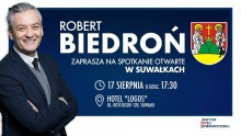  Robert Biedroń w Suwałkach