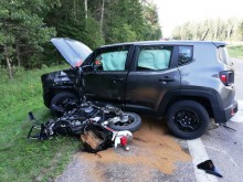 Augustów - Nowinka. Motocyklista zginął w wypadku