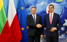 Spotkanie premierów Polski i Litwy w Krynicy. Nie brakowało komplementów 
