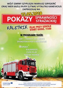 Pokaz sprawności strażackiej w Kaletniku