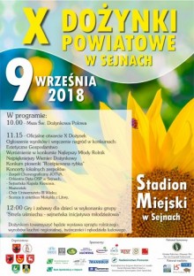  W niedzielę X Dożynki Powiatu Sejneńskiego