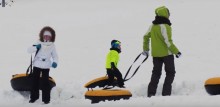 Narty w WOSiR Szelment. Króluje snowtubing, czyli zjeżdżamy na pontonach [wideo]
