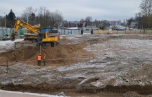 Hala widowiskowo-sportowa. Teraz dół, wkrótce fundament i mury [zdjęcia]