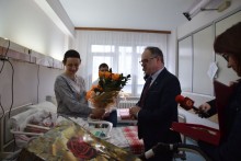 Mały Szymek pierwszym suwalczaninem w 2018 roku [zdjęcia]