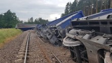 Wykolejony pociąg między Suwałkami a Augustowem. Zastępcza komunikacja, tory od poniedziałku