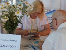 Ponad 250 osób wzięło udział w bezpłatnych badaniach cukru. Szkoła cukrzycy w Suwałkach [zdjęcia]