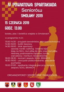 Smolany. IV Powiatowa Spartakiada Seniorów