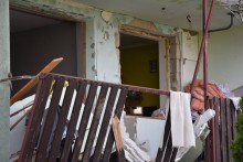 Wybuch gazu w bloku przy ul. Wojska Polskiego [zdjęcia]