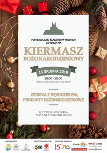 W niedzielę odbędzie się Kiermasz Bożonarodzeniowy w Wigrach