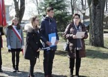 Zofia Szulc i Igor  Przybylak mieli pomysł na uczczenie Michała Łazarskiego [zdjęcia]