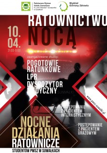 Ratownictwo Nocą. Można będzie zobaczyć absolwentów PWSZ w akcji
