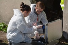 Studenci PWSZ pracowali na miejscu zabójstwa. Na szczęście, była to tylko lekcja [zdjęcia]