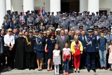 Awanse, wyróżnienia, pożegnanie kapelana. Uroczysty policyjny apel w Suwałkach [zdjęcia, wideo]