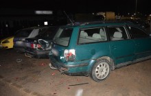 Prawdziwa kumulacja. Pijany uszkodził pięć samochodów, uciekał i podał fałszywe dane