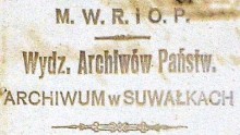 Wystawa Przedwojenne Archiwum Państwowe w Suwałkach