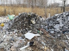 Wielkie wysypisko  śmieci przy Staniszewskiego [zdjęcia]