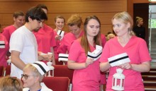 Czepkowanie w PWSZ w Suwałkach. Pierwszy stopień wtajemniczenia [zdjęcia]