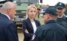 Budzisko. Minister finansów na granicy [zdjęcia]