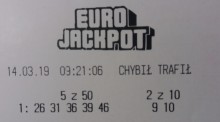 Eurojackpot - kumulacja rozbita. Ponad 227 milionów wygrał ktoś w Szwecji, w Polsce niecały milion