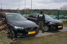 Skradzione w Holandii, znalezione koło Augustowa