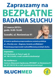 Bezpłatne badanie słuchu w Suwałkach