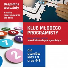 Dołącz do Klubu Młodego Programisty – trwają zapisy na zajęcia!