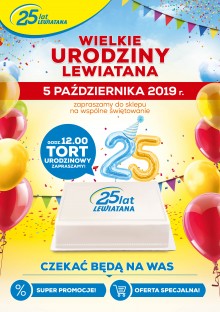 Sklepy Lewiatan zapraszają na urodzinowy tort