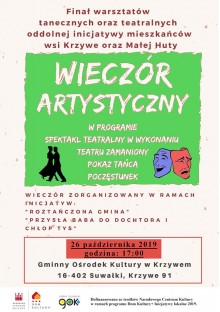 Przysła baba do dochtora. Wieczór artystyczny w GOK Krzywe
