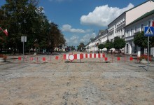 Ulica Kościuszki jeszcze nieprzejezdna, od poniedziałku otwarte skrzyżowanie z Placem Piłsudskiego