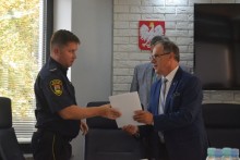 Awanse i pożegnania. Święto Straży Miejskiej w Suwałkach [zdjęcia]